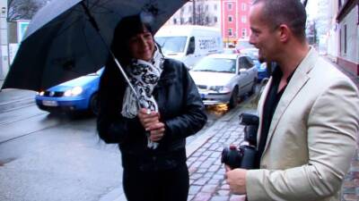 German MILF in Leather Leggings Pickup and Fuck on Street - drtuber.com - Germany