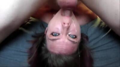 Milf Slut Deepthroat Facefucked Nice And Hard Getting A Massive Throatpie - hclips.com