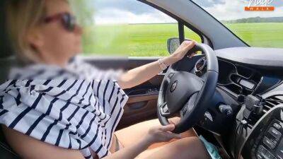 Summer - Sexy Milf Is Driving Naked. I Like To Go Naked In The Summer - hclips.com