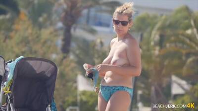 Big Saggy MILF Tits - BeachJerk - hclips.com