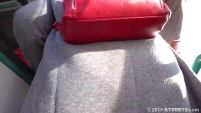 CzechStreets - Luxurious MILF fucked in a public bus - sunporno.com - Czech Republic