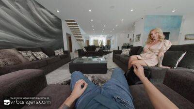 VR Bangers POV threesome taboo VR Porn hot blonde Milf with tattoo - hotmovs.com - Usa