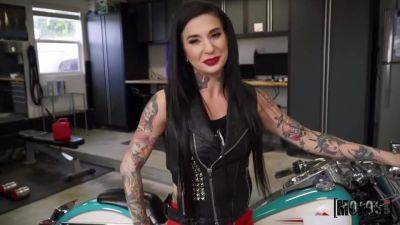 Angel - Satisfying Insatiable Biker Milf - Sheri Vi, Van Wylde And Joanna Angel - hotmovs.com