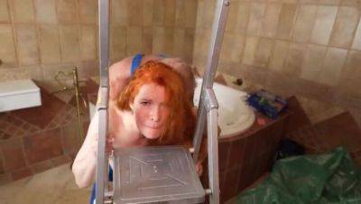 Rough Anal Punishment for Redhead Milf Who Didn't Pay the Plumber - porntry.com