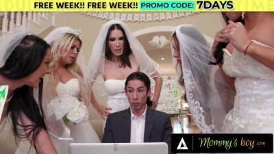 MOMMY'S BOY - Furious MILF Brides Reverse Gangbang Hung Wedding Planner For Wedding Planning Mistake - hotmovs.com