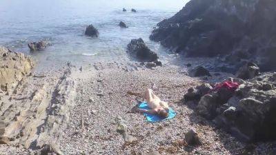 Exhibitionist Flashes His Dick For A Nudist Milf. She Sucked On The Beach - upornia.com