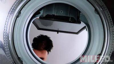 Misty Stone - Kyle Mason - Feeling up My Girlfriend's Ebony Mom Stuck in Washing Machine - MILFED - veryfreeporn.com