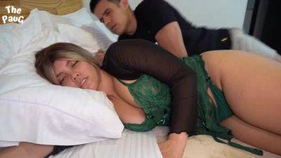 Hot MILF Stepmom Shares Bed with Stepson - Taboo Roleplay with Big Booty and Curvy Wife - porntry.com