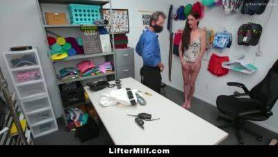 Sofie Marie - Hot MILF Caught Shoplifting and Punished with POV Blowjob by Officer - porntry.com