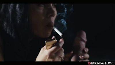 Steve Q - Vicky Love - Sexy MILF Vicky Love Smoking Fetish - Footjob & Reverse Cowgirl with Cigarette Action - xxxfiles.com