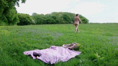 Small Titted Milf Suzy Solo Outdoor Strip And Masturbation - hotmovs.com - Britain