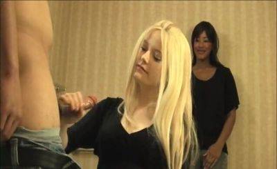 Clothed amateur blonde proves her mom that she knows how to satisfy a man - xbabe.com